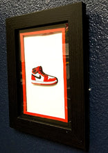 Load image into Gallery viewer, Air Jordan 1 Mid Chicago Black Toe Framed Art