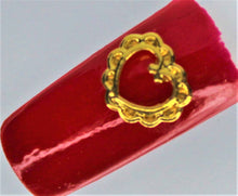 Load image into Gallery viewer, Nail Charms, Heart, Filigree