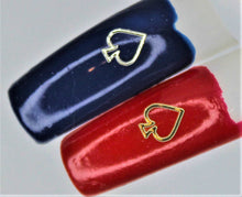 Load image into Gallery viewer, Nail Decals, Aces, Spades - 10 Decals for 99 cents