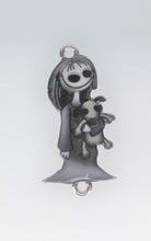 Load image into Gallery viewer, Spooky Girl Connector, Sugar Skull, Halloween