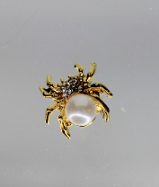 Load image into Gallery viewer, Nail Charms, Spider, Halloween, Rhinestone