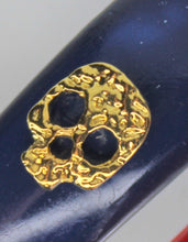 Load image into Gallery viewer, Skulls, Skull Nail Charm, Halloween