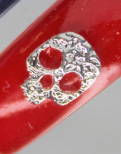 Load image into Gallery viewer, Skulls, Skull Nail Charm, Halloween