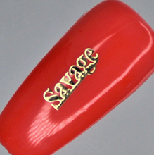 Load image into Gallery viewer, Nail Decals, Savage - 10 Decals for 99 cents
