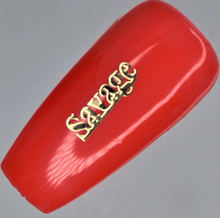 Load image into Gallery viewer, Nail Decals, Savage - 10 Decals for 99 cents