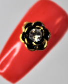 Load image into Gallery viewer, Nail Charms, Rose, Rhinestone