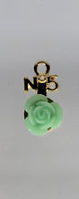 Load image into Gallery viewer, Rose Charms, Tiny Green, Pink, or Black Flower Charms