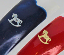 Load image into Gallery viewer, Nail Decals, Rocking Horse - 10 Decals for 99 cents