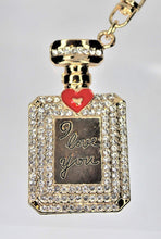 Load image into Gallery viewer, Rhinestone Charm Keychain, I Love You
