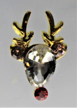 Load image into Gallery viewer, Nail Charms, Reindeer, Rhinestone