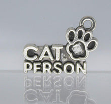 Load image into Gallery viewer, Cat Person Charm, Cat Charm