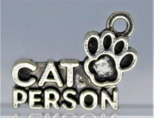 Load image into Gallery viewer, Cat Person Charm, Cat Charm
