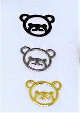 Load image into Gallery viewer, Nail Decals, Teddy Bear Face - 10 Decals for 99 cents