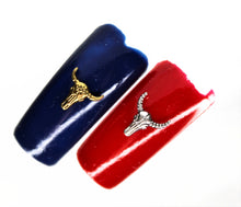 Load image into Gallery viewer, Nail Charms, Bull Skulls