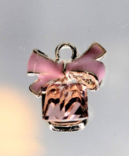 Load image into Gallery viewer, Rhinestone Charm, Crystal Charms, Pink, White or Black, Square Glass Beads,