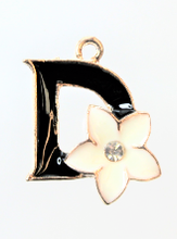 Load image into Gallery viewer, D charms, Rhinestone Charm, Fashion Charm