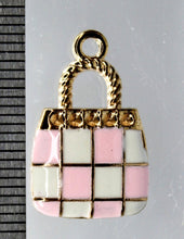 Load image into Gallery viewer, Purse, Purse Charms, Pink, Blue, Purple or Black