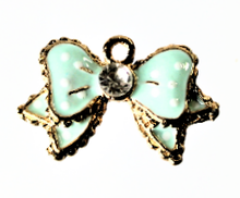 Load image into Gallery viewer, Bow, Rhinestone Charms,