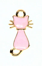 Load image into Gallery viewer, Cat, Cat Charms, Halloween, Black Cat