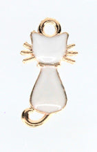 Load image into Gallery viewer, Cat, Cat Charms, Halloween, Black Cat