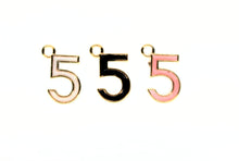 Load image into Gallery viewer, Five Charm, 5, Tiny Fashion Charm