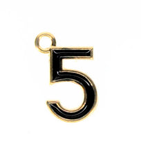 Load image into Gallery viewer, Five Charm, 5, Tiny Fashion Charm