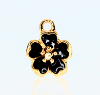 Load image into Gallery viewer, Flower Charms, Rhinestone, Small Flower