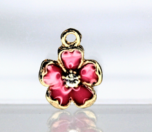 Load image into Gallery viewer, Flower Charms, Rhinestone, Small Flower