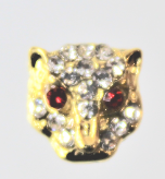 Load image into Gallery viewer, Nail Charms, Leopard, Jaguar, Rhinestone