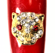 Load image into Gallery viewer, Nail Charms, Leopard, Jaguar, Rhinestone