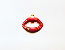 Load image into Gallery viewer, Lips, Small, Rhinestone