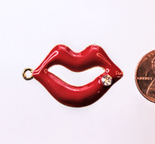 Load image into Gallery viewer, Lips, Small, Rhinestone