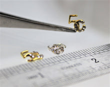 Load image into Gallery viewer, Nail Charms, Five, Rhinestone