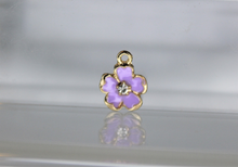 Load image into Gallery viewer, Flower Charms, Rhinestone, Small Flower