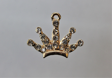 Load image into Gallery viewer, Crown, Princess, Queen, Rhinestone Charm
