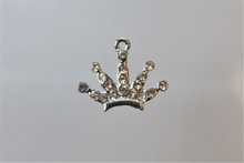 Load image into Gallery viewer, Crown, Princess, Queen, Rhinestone Charm