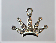 Load image into Gallery viewer, Crown, Princess, Queen, Rhinestone Charm