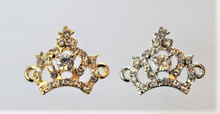 Load image into Gallery viewer, Crown, Princess, Queen, Rhinestone Charm