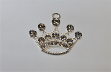 Load image into Gallery viewer, Crown, Princess, Queen, Rhinestone Charm