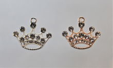 Load image into Gallery viewer, Crown, Princess, Queen, Rhinestone Charm