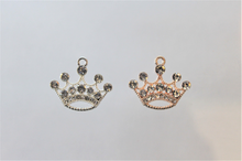 Load image into Gallery viewer, Crown, Princess, Queen, Rhinestone Charm