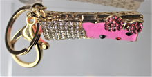 Load image into Gallery viewer, Cat, Kitty Rhinestone Key Chain
