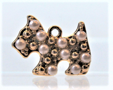 Load image into Gallery viewer, Dog, Scottie, Terrier, Rhinestone Charm