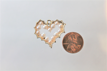 Load image into Gallery viewer, Heart, Heart Charms, Rhinestone Charm