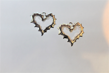 Load image into Gallery viewer, Heart, Heart Charms, Rhinestone Charm