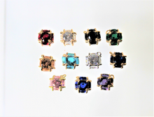 Load image into Gallery viewer, Rhinestone Charms, Rhinestone Cubes,