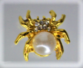 Load image into Gallery viewer, Nail Charms, Spider, Halloween, Rhinestone