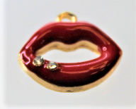 Load image into Gallery viewer, Lips, Small, Rhinestone