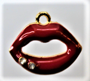 Load image into Gallery viewer, Lips, Small, Rhinestone