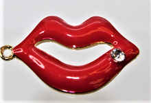 Load image into Gallery viewer, Lips, Small, Rhinestone